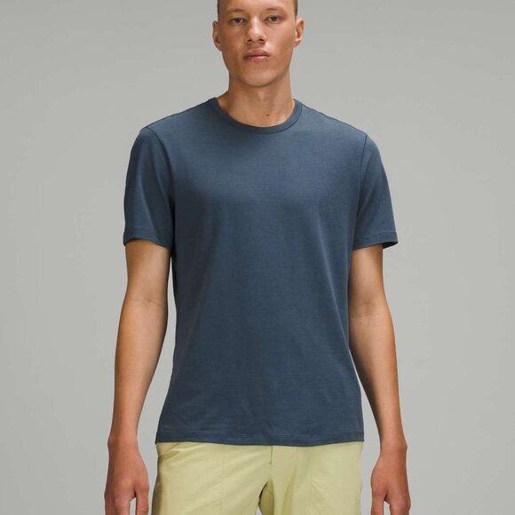 lululemon athletica Other - Lululemon 5 Year Basic Tee Men's Size S Iron Blue Lightweight Soft Crew Shirt